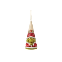 Grinch Gnome with Hands Clenched Ornament